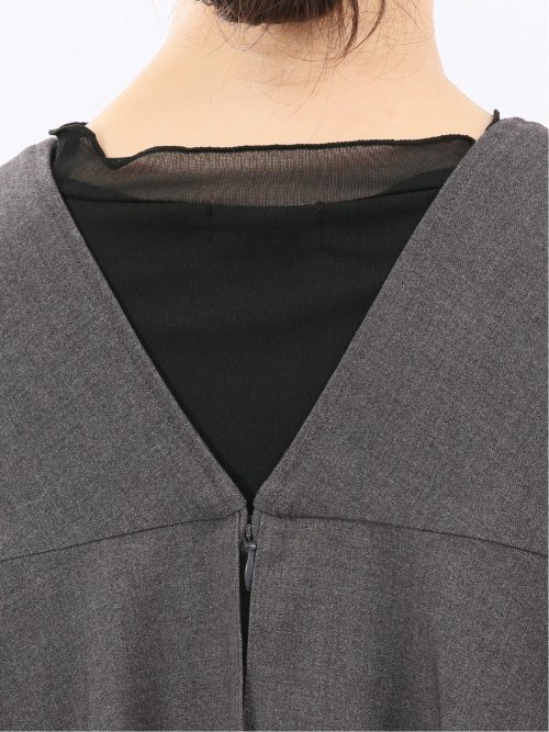 ストレッチウォッシャブル ウーリッシュ サロペット(セットアップ可能)