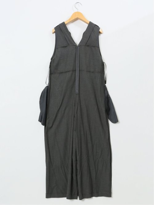 ストレッチウォッシャブル ウーリッシュ サロペット(セットアップ可能)