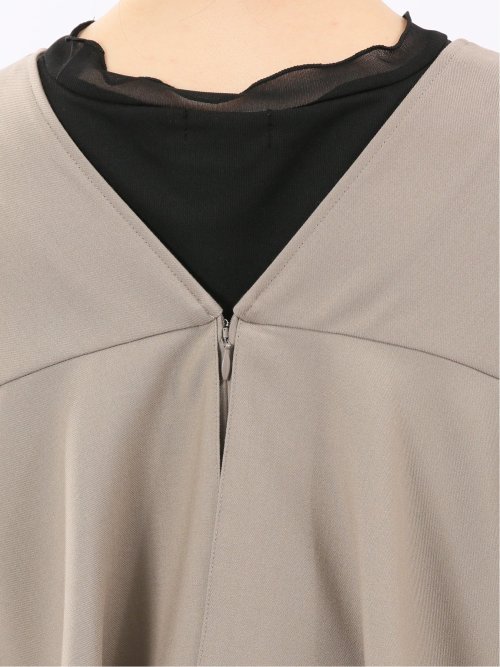 ストレッチウォッシャブル ウーリッシュ サロペット(セットアップ可能)