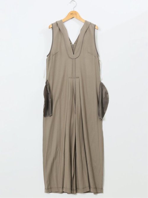 ストレッチウォッシャブル ウーリッシュ サロペット(セットアップ可能)