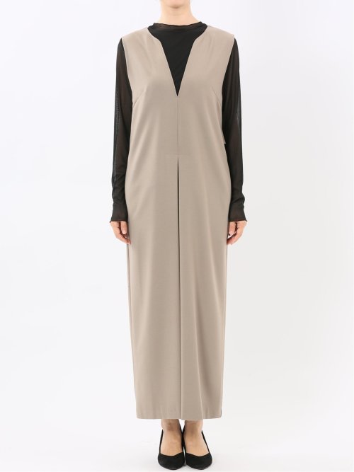 ストレッチウォッシャブル ウーリッシュ サロペット(セットアップ可能)