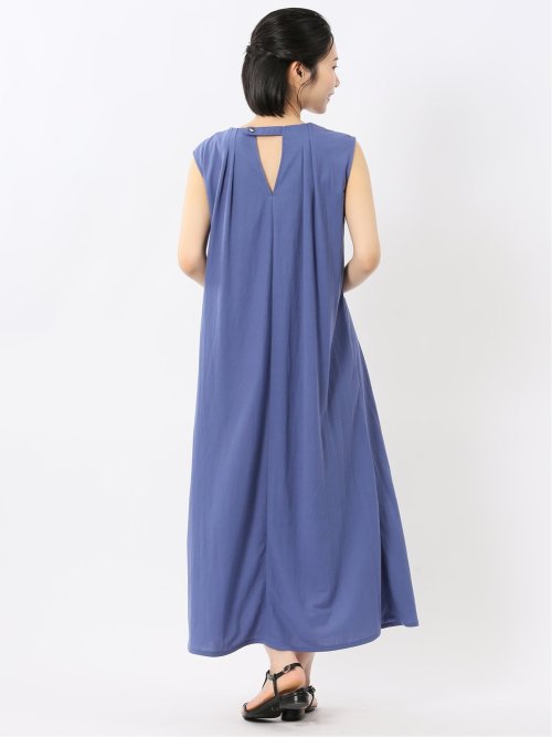 イノウェーブ/INNOWAVE 接触冷感 ストレッチ ノースリ ワンピース