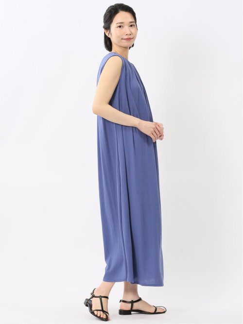 イノウェーブ/INNOWAVE 接触冷感 ストレッチ ノースリ ワンピース