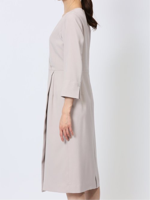 ウーリッシュ カシュクールワンピース ライトグレー(セットアップ可能)