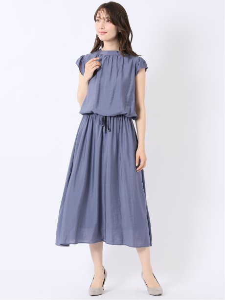 マーブルワルツ/MARBLE WALTS 袖フリル ワンピース