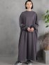 Scuba Knit Relax Long Dress / ダンボールニット リラックスロングワンピース