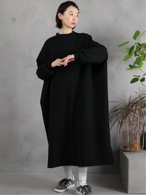 ドロー/DRAW ダンボールニット リラックス ロングワンピース