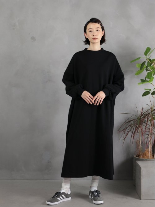ドロー/DRAW ダンボールニット リラックス ロングワンピース