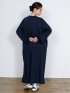 Scuba Knit Relax Long Dress / ダンボールニット リラックスロングワンピース