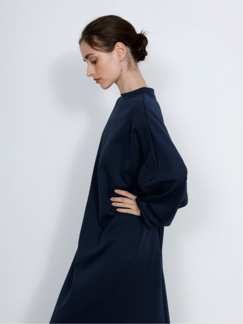 ドロー/DRAW ダンボールニット リラックス ロングワンピース