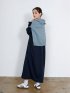 Scuba Knit Relax Long Dress / ダンボールニット リラックスロングワンピース