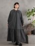 stand collar long shirts onepiece
