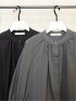 stand collar long shirts onepiece
