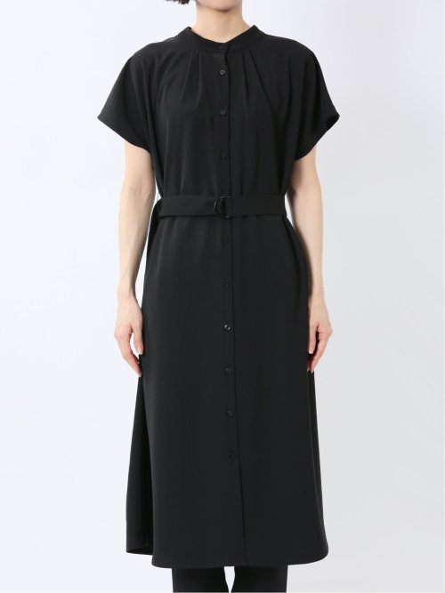 前後2WAY シャツワンピース
