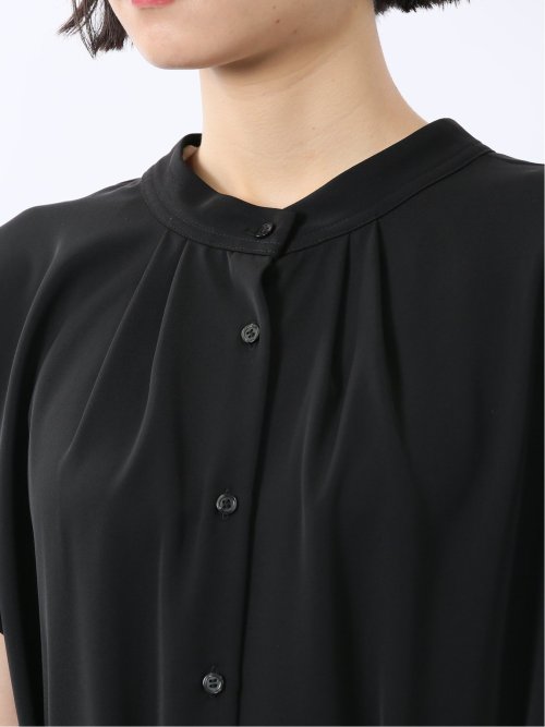 前後2WAY シャツワンピース