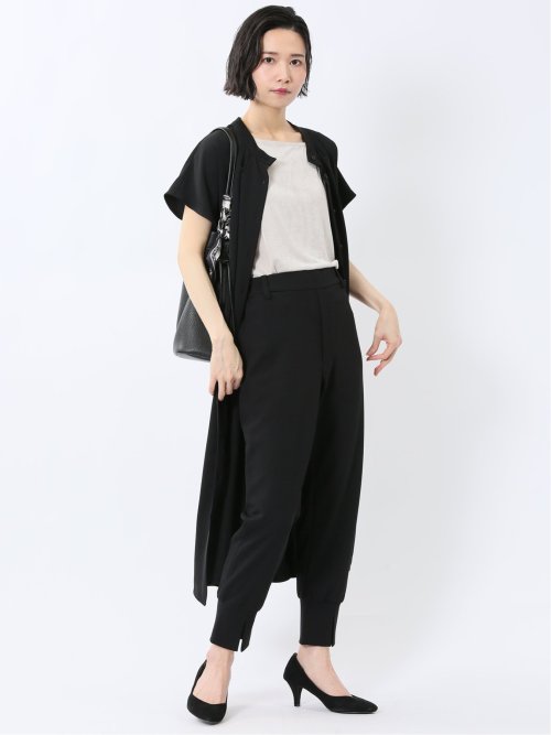 前後2WAY シャツワンピース