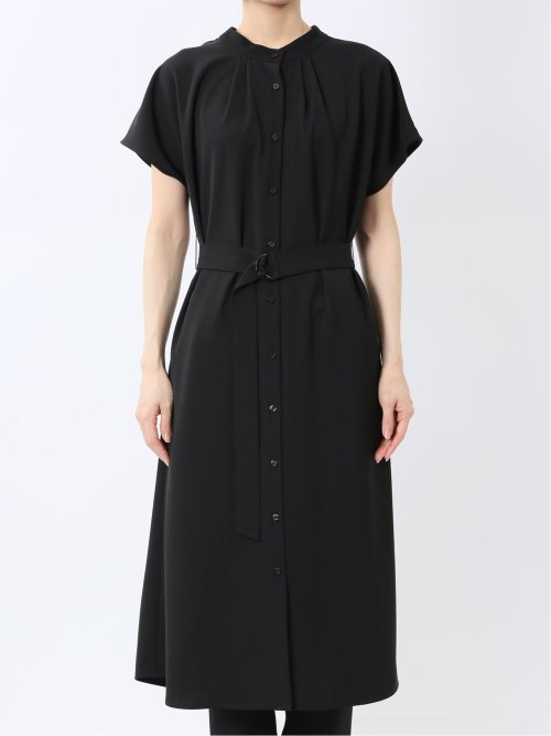 前後2WAY シャツワンピース
