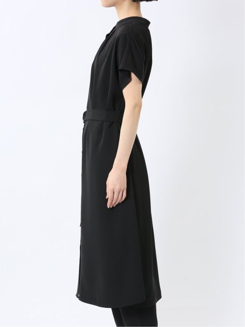 前後2WAY シャツワンピース