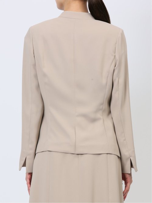 ダブルクロス カラーレスジャケット ベージュ(セットアップ可能)