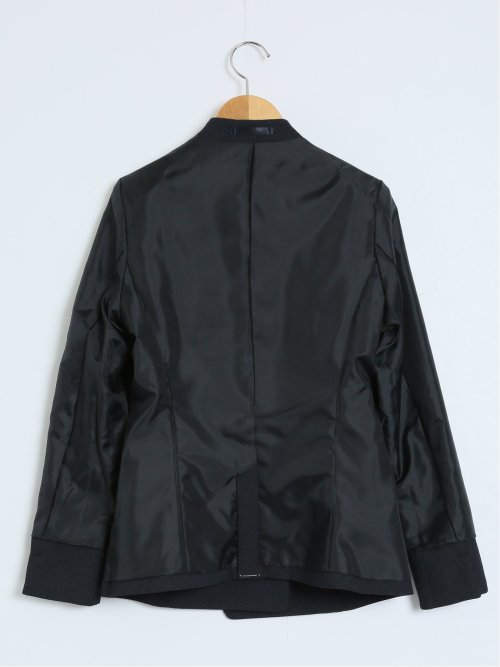 シャークスキン カラーレスジャケット 紺(セットアップ可能)