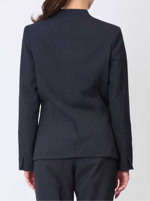 シャークスキン カラーレスジャケット 紺(セットアップ可能)