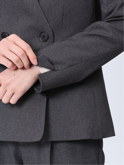 シャークスキン カラーレスジャケット グレー(セットアップ可能)