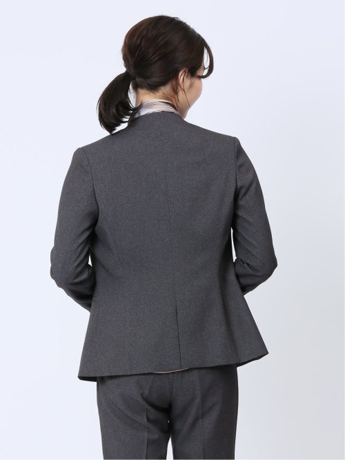 シャークスキン カラーレスジャケット グレー(セットアップ可能)