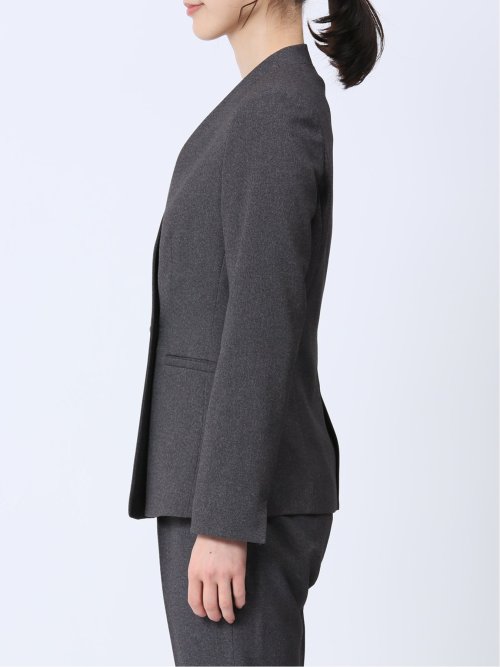 シャークスキン カラーレスジャケット グレー(セットアップ可能)