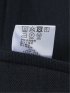 麻調合繊 キーネック7分袖ジャケット 紺(セットアップ可能)