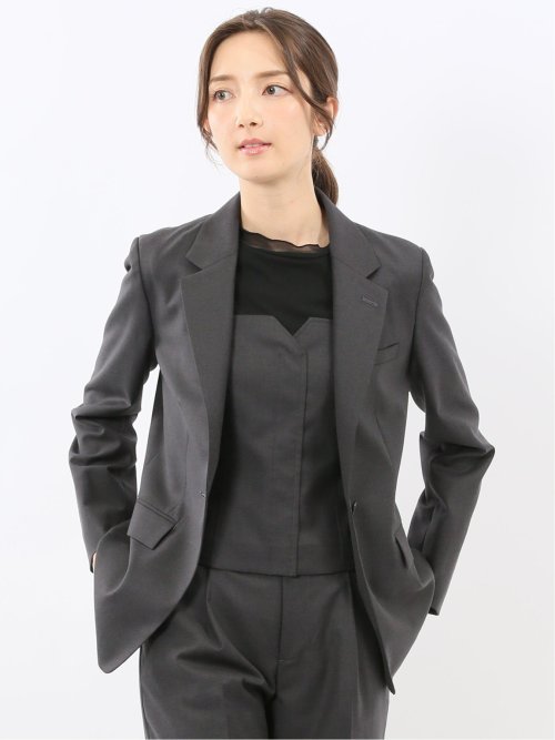 ha | za | ma  19ss  経年真価の燕尾ジャケット セットアップ ha|za|ma 経年真価 セットアップ 燕尾ジャケット＆ワイドパンツ