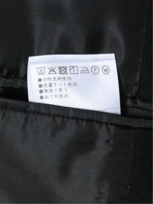 クリアエフェクト 黒無地 2ボタンジャケット(セットアップ可能)