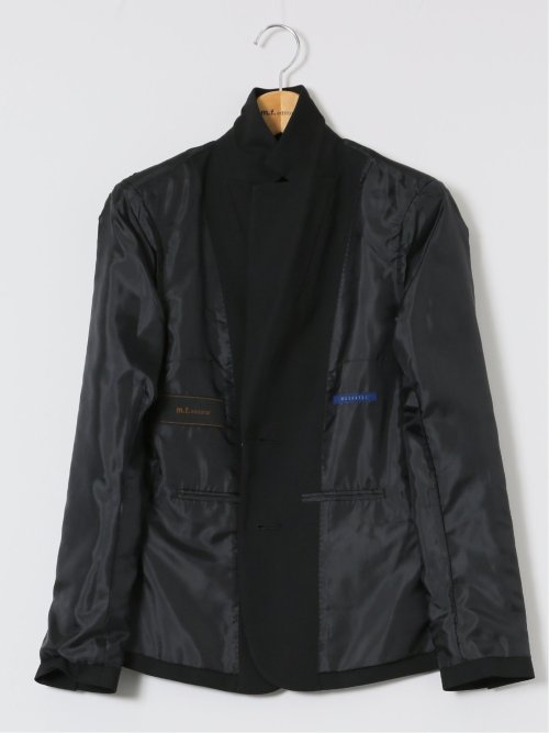 クリアエフェクト 黒無地 2ボタンジャケット(セットアップ可能)