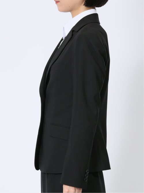 クリアエフェクト 黒無地 2ボタンジャケット(セットアップ可能)