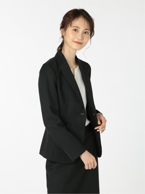 スカート定価¥31900未使用品　アドーア　ジャケット　セットアップ　黒　36サイズ　定価¥103400