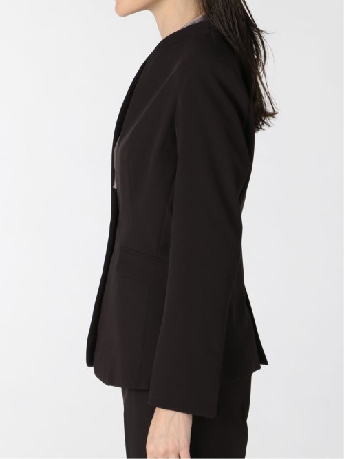 ダブルクロス カラーレスジャケット 黒(セットアップ可能)