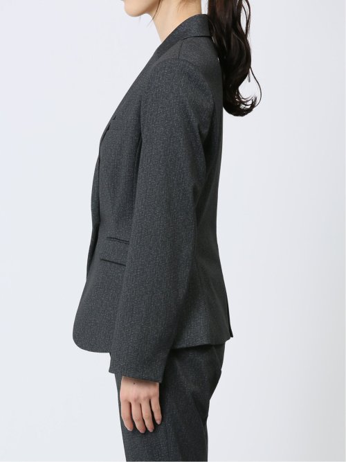 ポンチ 1ボタンジャケット 組織紺(セットアップ可能)