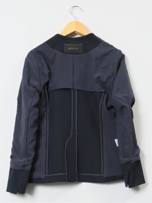 ダブルクロス カラーレスジャケット 紺(セットアップ可能)