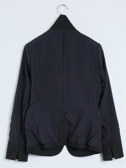 ストレッチポンチ 1ボタンジャケット 無地柄(セットアップ可能)