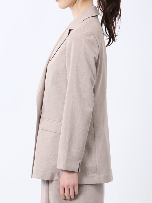 杢調 ダブルジャケット ベージュ(セットアップ可能)