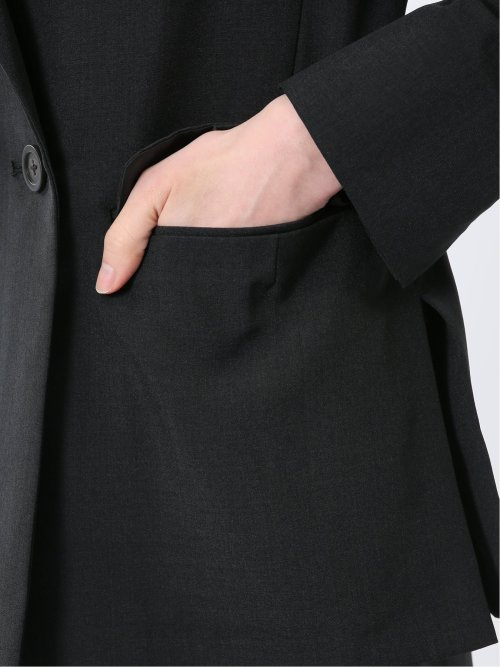 杢調 ダブルジャケット 黒(セットアップ可能)