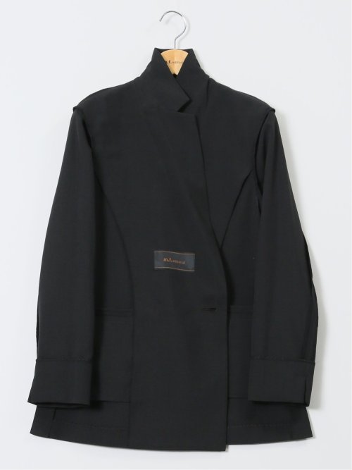杢調 ダブルジャケット 黒(セットアップ可能)