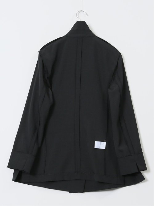 杢調 ダブルジャケット 黒(セットアップ可能)