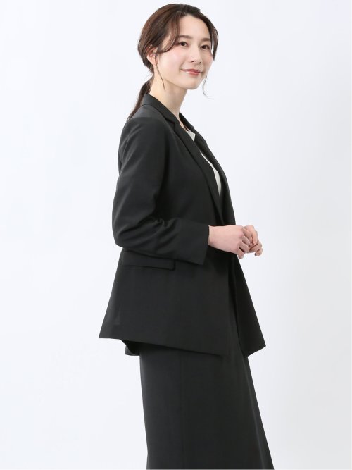 杢調 ダブルジャケット 黒(セットアップ可能)