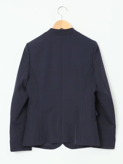 ダブルクロス カラーレスジャケット 紺(セットアップ可能)