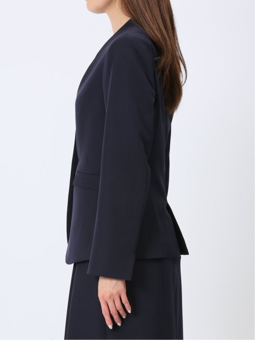 ダブルクロス カラーレスジャケット 紺(セットアップ可能)