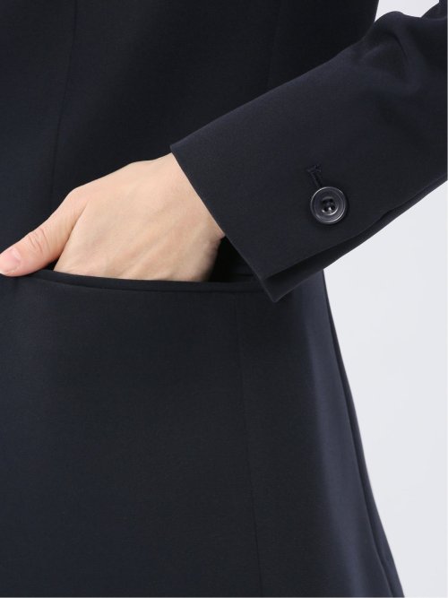 ダブルクロス カラーレスジャケット 紺(セットアップ可能)