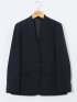 ダブルクロス カラーレスジャケット 紺(セットアップ可能)