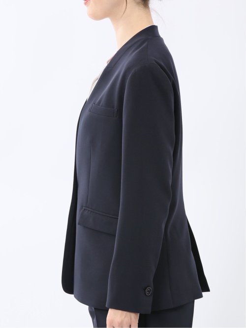 ダブルクロス カラーレスジャケット 紺(セットアップ可能)