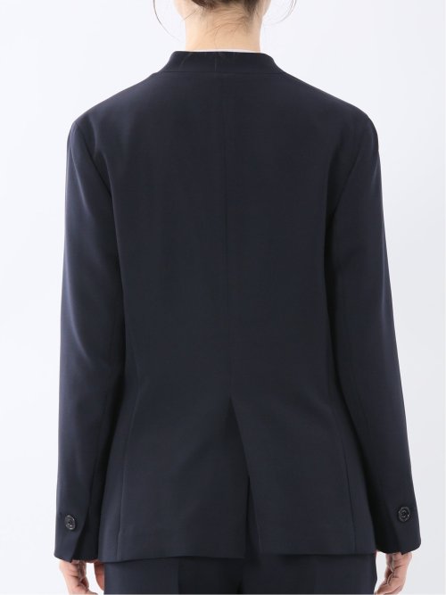 ダブルクロス カラーレスジャケット 紺(セットアップ可能)