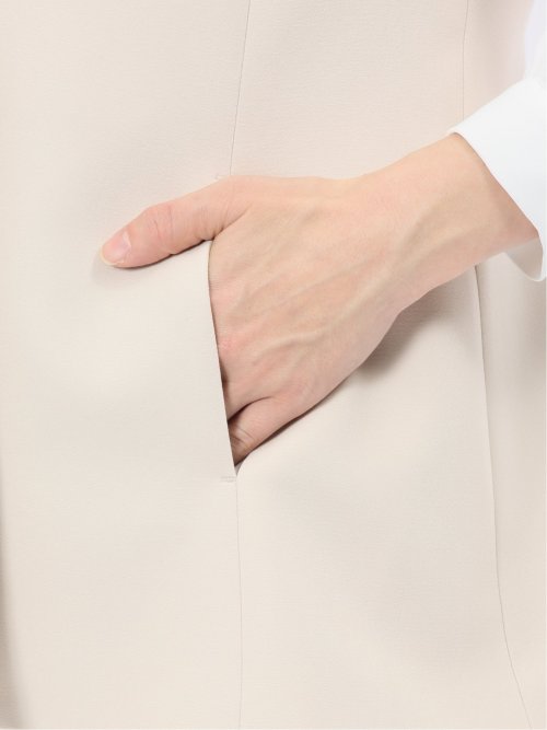 ダブルクロス ロングジレ ベージュ(セットアップ可能)